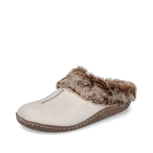 Rieker Damen 66390 Hausschuh, Beige, 36 EU von Rieker