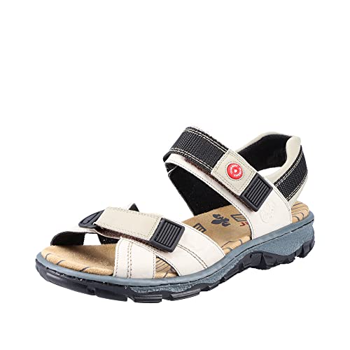 Rieker Damen 68851 Sandalen, Crema Champignon, 36 EU von Rieker