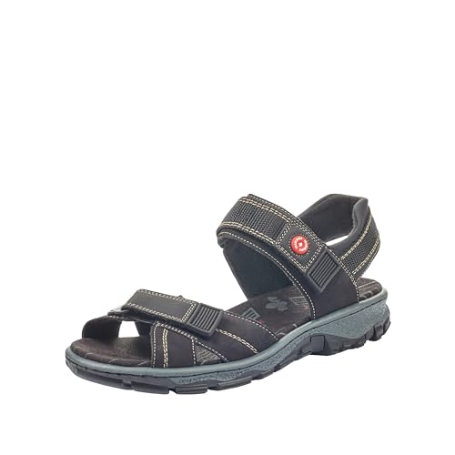 Rieker Damen 68851 Sandalen, Schwarz, 36 EU von Rieker