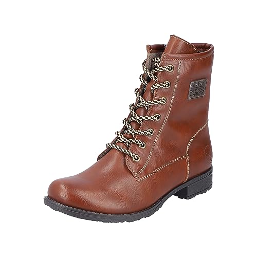 Rieker Damen 70810 Schnürstiefel, Braun, 38 EU von Rieker