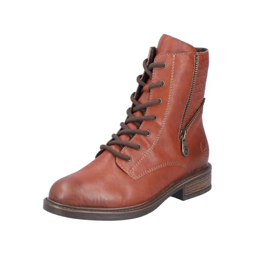 Rieker Damen 71450 Schnürstiefel, Schwarz, 40 EU von Rieker