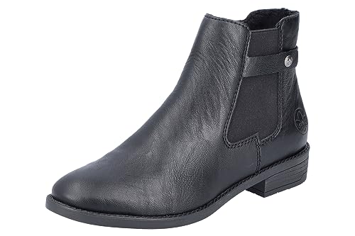 Rieker Damen 73674 Chelsea-Stiefel, Schwarz, 39 EU von Rieker