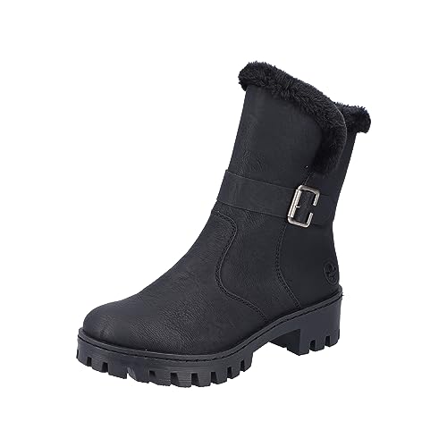 Rieker Damen 75774 Kurzstiefel, Schwarz, 39 EU von Rieker