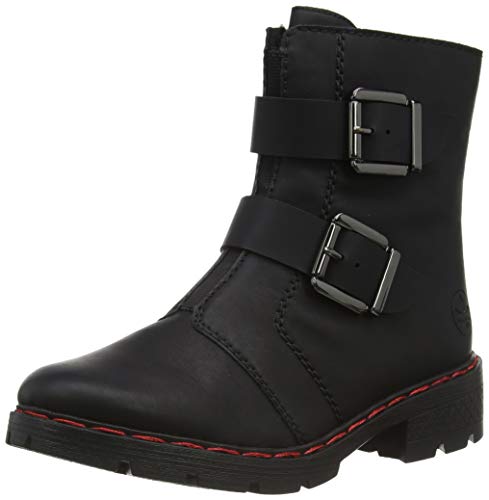 Rieker Damen 76360 Mode-Stiefel, Schwarz, 36 EU von Rieker