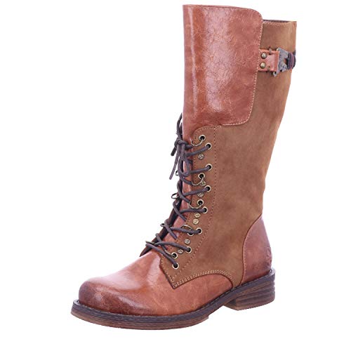 Rieker Damen 92269 Kniehohe Stiefel, Cognac REH, 38 EU von Rieker