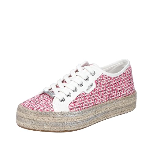 Rieker Damen 94000 Sneaker, Rosa, 36 EU von Rieker