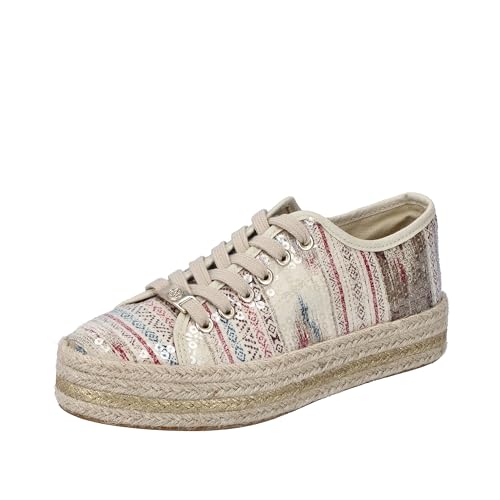 Rieker Damen 94010 Sneaker, Beige, 39 EU von Rieker