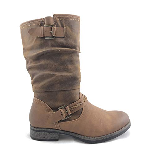 Rieker Damen 98860 Hohe Stiefel, Braun (Nuss 22), 37 EU von Rieker