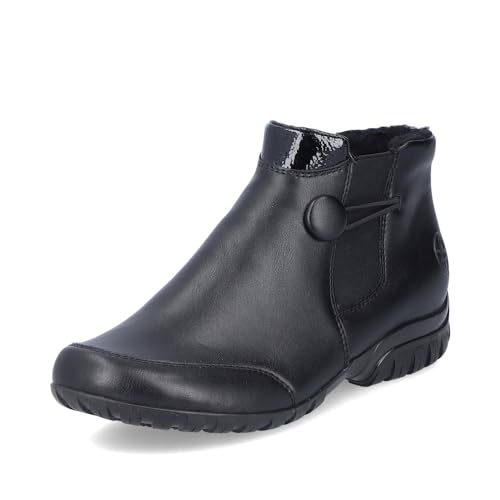 Rieker Damen Ankle Boots L4665, Frauen Stiefeletten, lose Einlage,uebergangsstiefel,gefüttert,Winterstiefeletten,Stiefel,schwarz (00),38 EU / 5 UK von Rieker