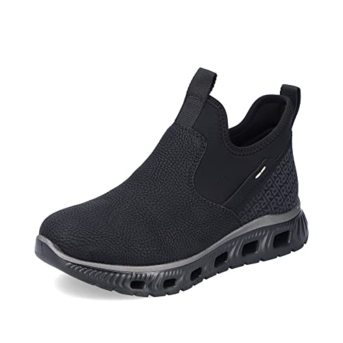 Rieker Damen Ankle Boots M6053, Frauen Stiefeletten,Stiefel,Bootee,Booties,halbstiefel,Kurzstiefel,uebergangsschuhe,schwarz (00),40 EU / 6.5 UK von Rieker