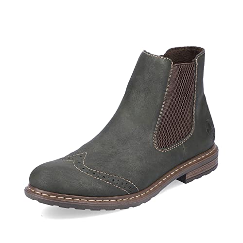 Rieker Damen Chelsea Boots 71072, Frauen Stiefeletten,Stiefel,Bootee,Booties,halbstiefel,Kurzstiefel,uebergangsschuhe,grün (54),36 EU / 3.5 UK von Rieker