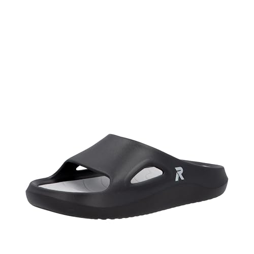 Rieker Damen Colton W3450 Slide, Schwarz, 41 EU von Rieker