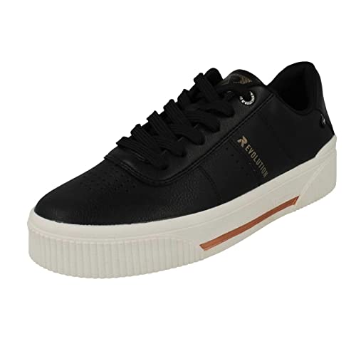 Rieker Damenschuhe Schnürschuhe Sportive Sneaker Low Schwarz Freizeit, Schuhgröße:37 EU Rieker Damenschuhe Schnürschuhe Sportive Sneaker Low Schwarz Freizeit, Schuhgröße:37 EU von Rieker