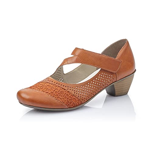 Rieker Damen Frühjahr/Sommer 41743 Pumps, Braun (Cayenne/Cayenne 24) von Rieker