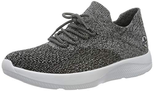 Rieker Damen Frühjahr/Sommer N9963 Sneaker, Grau (Anthrazit 45), 36 EU von Rieker