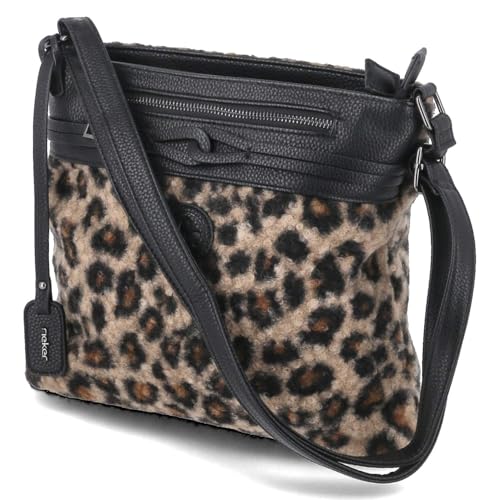 Rieker H1010-24 Handtasche Synthetik Damen in braun-kombi - Gr. S von Rieker