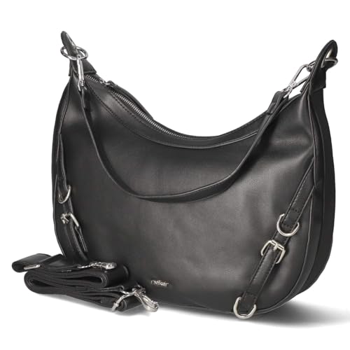 Rieker H1014-00 Handtasche Synthetik Damen in schwarz - Gr. S von Rieker