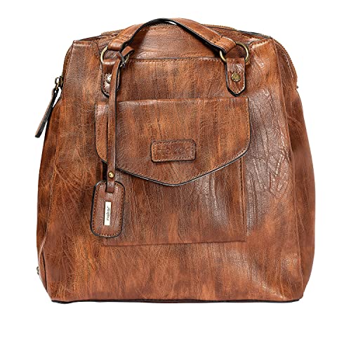 Rieker H1036-22 Handtasche Kunstleder Damen in braun - Gr. S von Rieker