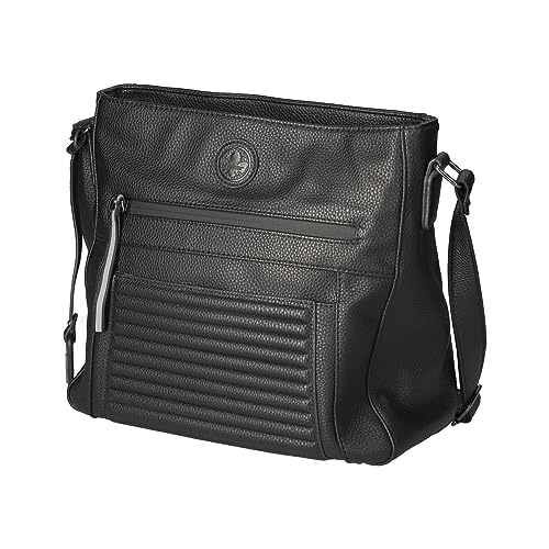 Rieker H1481-00 Handtasche Kunstleder Damen in schwarz - Gr. S von Rieker