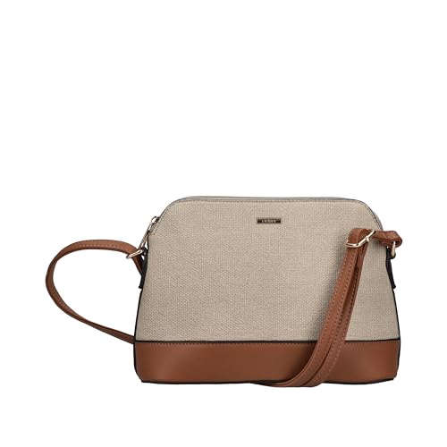 Rieker Damen H1510 Umhängetasche, Beige von Rieker