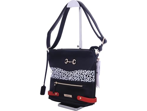 Rieker Damen H1517 Umhängetasche, Schwarz von Rieker