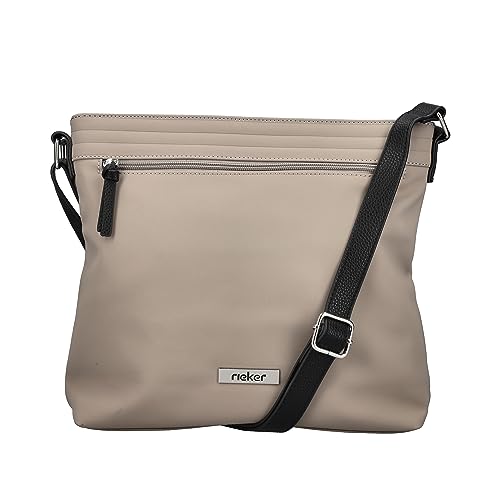 Rieker Damen H1526 Umhängetasche, Beige von Rieker