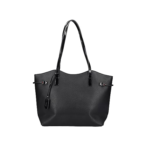 Rieker Damen H1527 Shopper, Schwarz von Rieker