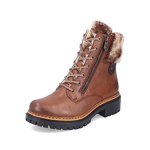 Rieker Damen Klassische Stiefeletten 72608, Frauen Stiefeletten,uebergangsschuhe,uebergangsstiefel,übergangsschuhe,boots,braun (24),39 EU / 6 UK von Rieker