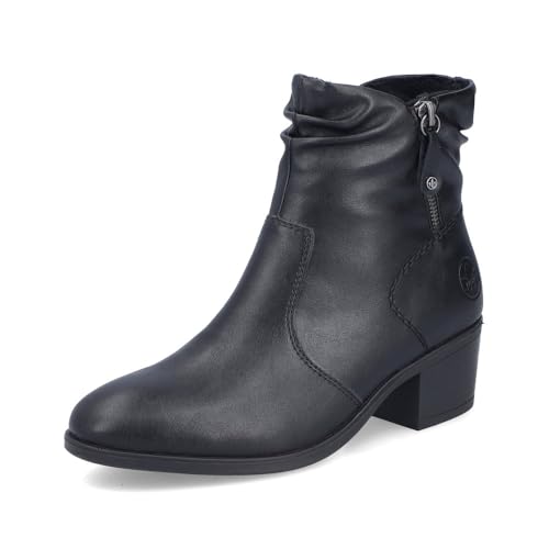 Rieker Damen Klassische Stiefeletten 73981, Frauen Stiefeletten,Boots,Stiefel,Bootee,Booties,halbstiefel,Kurzstiefel,schwarz (00),36 EU / 3.5 UK von Rieker