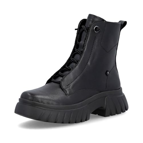 Rieker Damen Klassische Stiefeletten W1879, Frauen Stiefeletten, lose Einlage,Kurzstiefel,uebergangsschuhe,schwarz (00),42 EU / 8 UK von Rieker