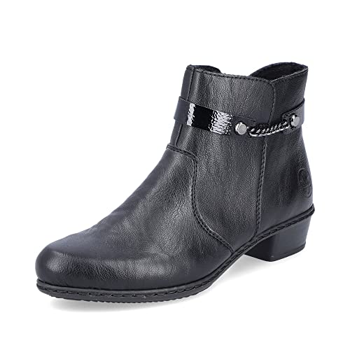 Rieker Damen Klassische Stiefeletten Y0783, Frauen Stiefeletten,übergangsschuhe,boots,stiefel,bootee,booties,halbstiefel,schwarz (00),36 EU / 3.5 UK von Rieker