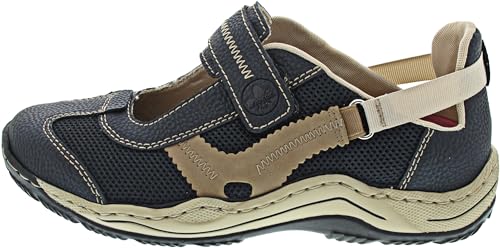 Rieker Klettschuh Blau von Rieker