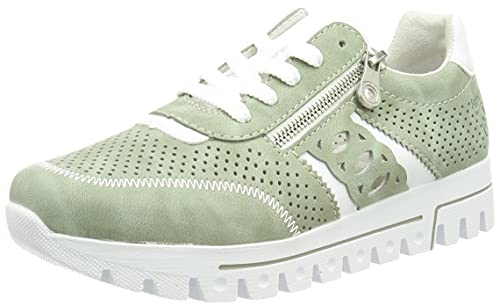 Rieker Damen L2807 Sneaker, Grün, 36 EU von Rieker