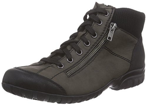 Rieker Damen L4641 High-Top, Grün (schwarz/Schlamm/schwarz / 00) von Rieker