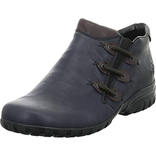Rieker Damenschuhe Stiefel Gefüttert Stiefelette Blau Freizeit, Schuhgröße:EUR 36 von Rieker