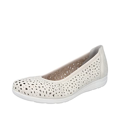 Rieker Damen L9365 Ballerinas, beige, 36 EU von Rieker