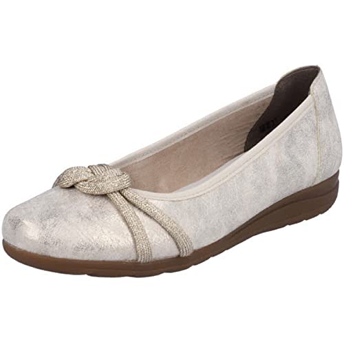 Rieker Damen L9368 Ballerinas, beige, 36 EU von Rieker