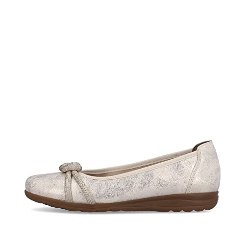 Rieker Damen L9368 Ballerinas, beige, 37 EU von Rieker