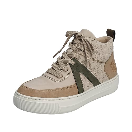 Rieker Damen L9802 Sneaker, Beige, 36 EU von Rieker