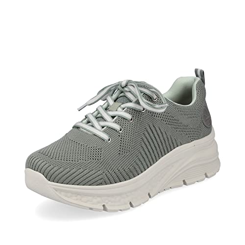 Rieker Damen Low-Top Sneaker 48022, Frauen Halbschuhe,lose Einlage,Freizeitschuhe,Turnschuhe,Laufschuhe,Freizeit,sportlich,grün (52),38 EU / 5 UK von Rieker