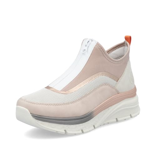 Rieker Damen Low-Top Sneaker 48053, Frauen Halbschuhe, lose Einlage,Laufschuhe,straßenschuhe,Strassenschuhe,Sportschuhe,rosa (31),37 EU / 4 UK von Rieker