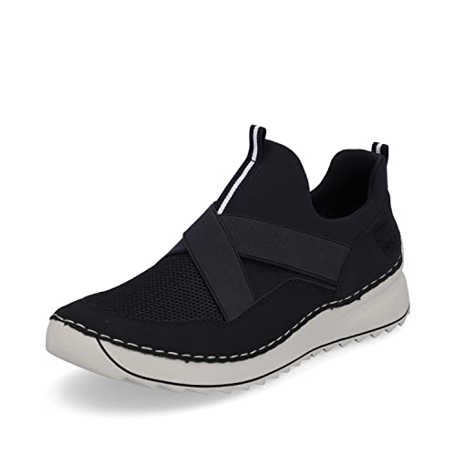 Rieker Damen Low-Top Sneaker 51556, Frauen Halbschuhe,lose Einlage,Freizeitschuhe,Laufschuhe,Freizeit,sportlich,Halbschuhe,blau (14),41 EU / 7.5 UK von Rieker