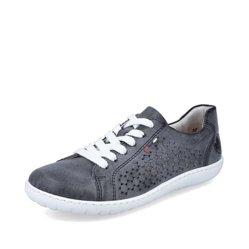 Rieker Damen Low-Top Sneaker 52825, Frauen Halbschuhe,Strassenschuhe,Sportschuhe,Freizeitschuhe,Turnschuhe,Laufschuhe,blau (14),41 EU / 7.5 UK von Rieker