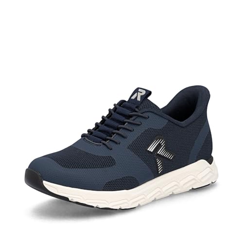 Rieker Damen Low-Top Sneaker M9052, Frauen Halbschuhe, lose Einlage,Sportschuhe,Freizeitschuhe,Turnschuhe,Laufschuhe,blau (14),41 EU / 7.5 UK von Rieker
