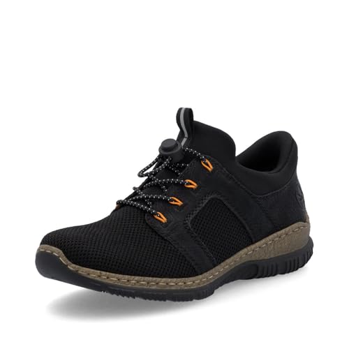 Rieker Damen Low-Top Sneaker N32G4, Frauen Halbschuhe,Sportschuhe,Freizeitschuhe,Turnschuhe,Laufschuhe,straßenschuhe,schwarz (00),40 EU / 6.5 UK von Rieker