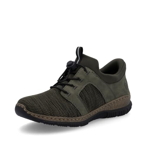 Rieker Damen Low-Top Sneaker N32G4, Frauen Halbschuhe,Turnschuhe,Laufschuhe,straßenschuhe,Strassenschuhe,Sportschuhe,grün (54),37 EU / 4 UK von Rieker