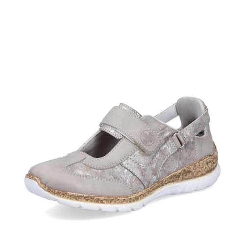 Rieker Damen Low-Top Sneaker N4258, Frauen Halbschuhe,Strassenschuhe,Sportschuhe,Freizeitschuhe,Turnschuhe,Laufschuhe,Multi (90),41 EU / 7.5 UK von Rieker