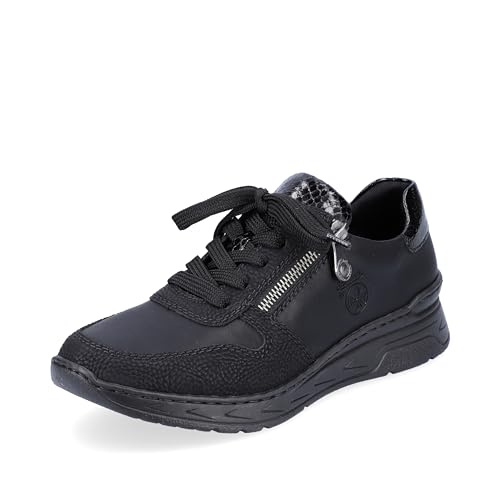 Rieker Damen M0031 Sneaker, schwarz, 36 EU von Rieker