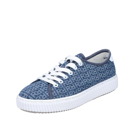 Rieker Damen M3926 Sneaker, Blau, 36 EU von Rieker