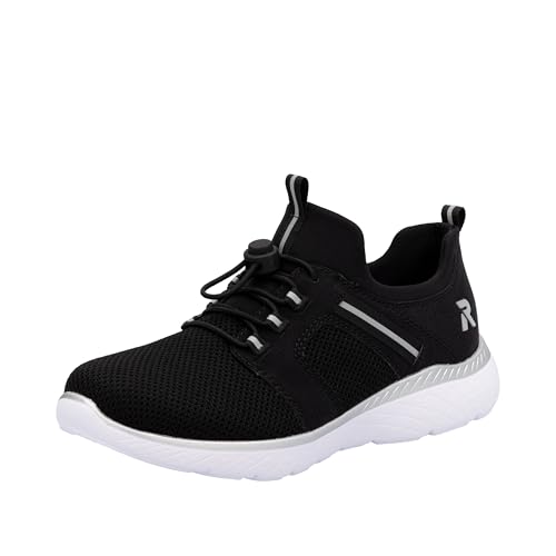 Rieker Damen M5065 Sneaker Low, Schwarz, 41 EU von Rieker
